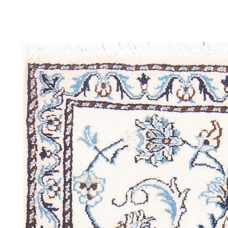 Perzisch tapijt - Nain - 132 x 70 cm - crème