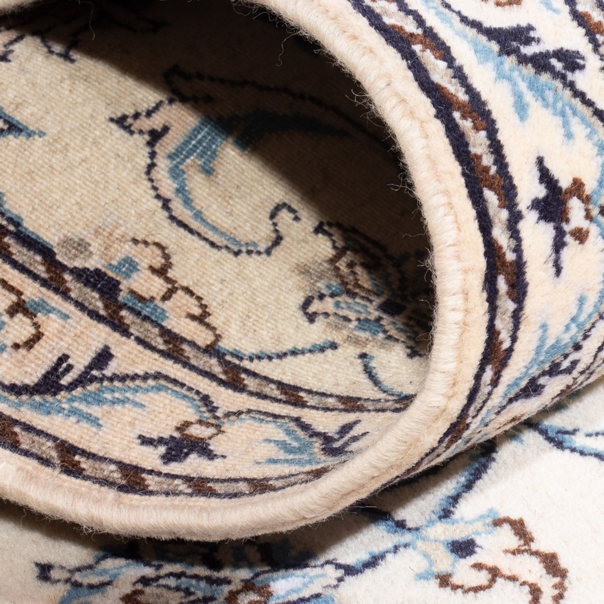 Perzisch tapijt - Nain - 132 x 70 cm - crème