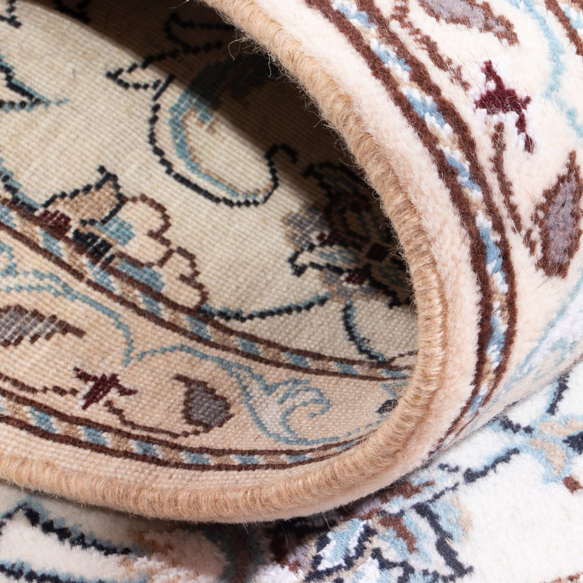 Perzisch tapijt - Nain - 140 x 70 cm - crème