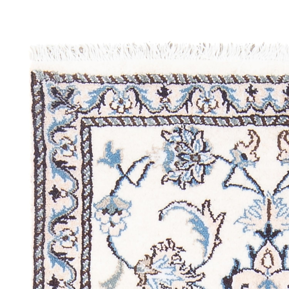 Perzisch tapijt - Nain - 138 x 71 cm - crème