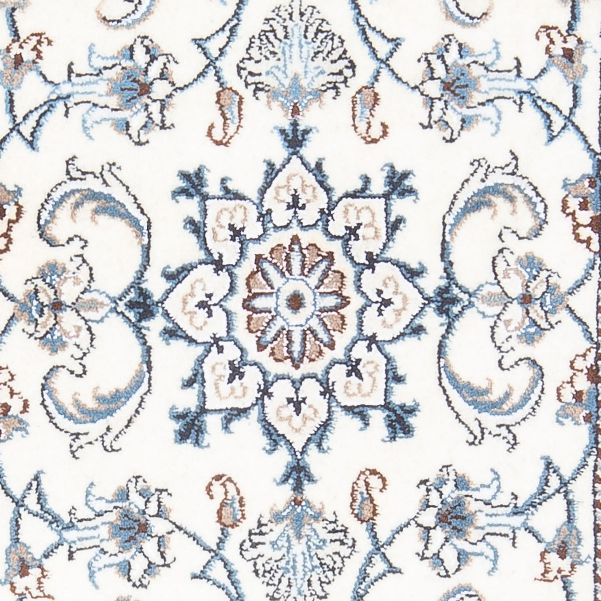 Perzisch tapijt - Nain - 144 x 65 cm - crème