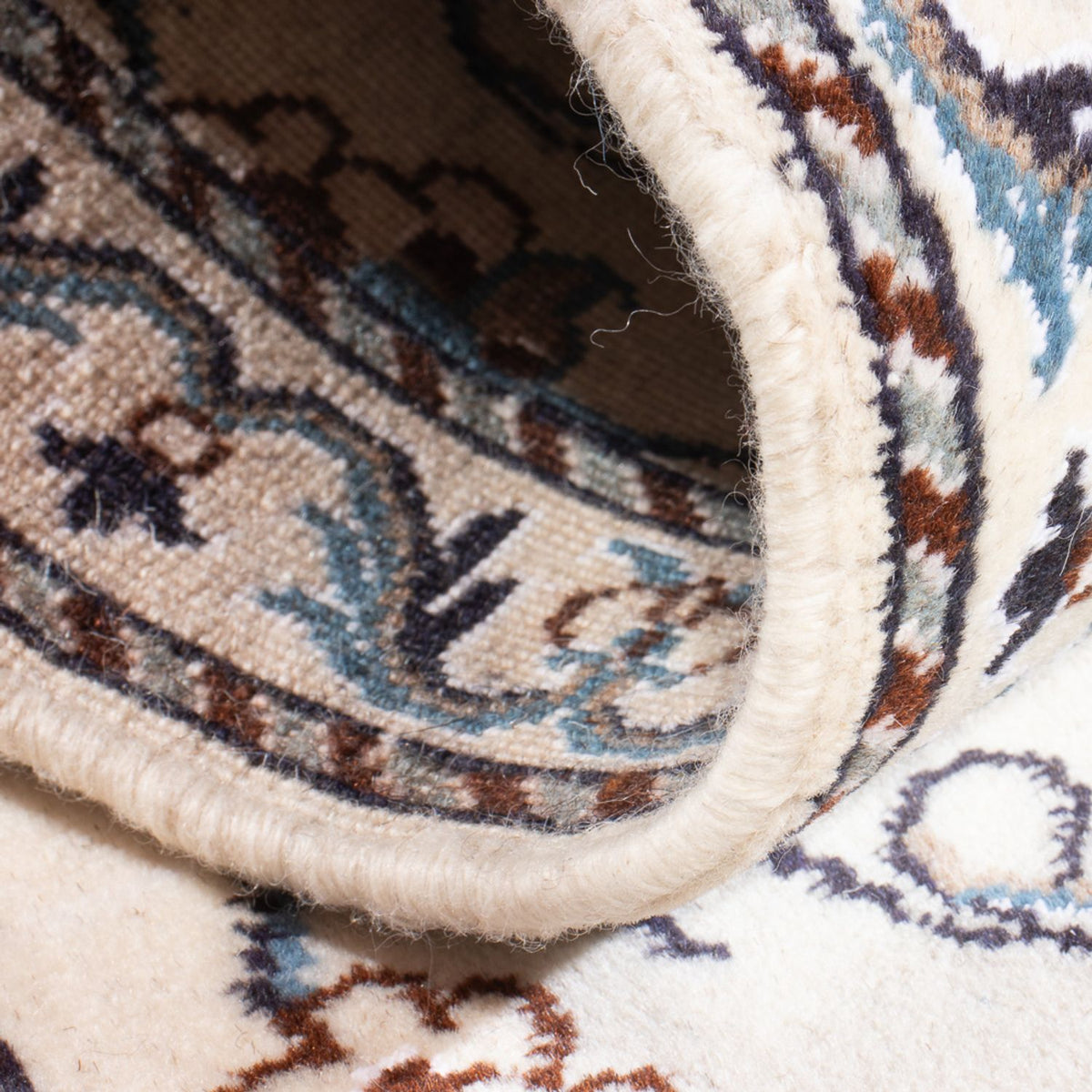 Perzisch tapijt - Nain - 144 x 65 cm - crème