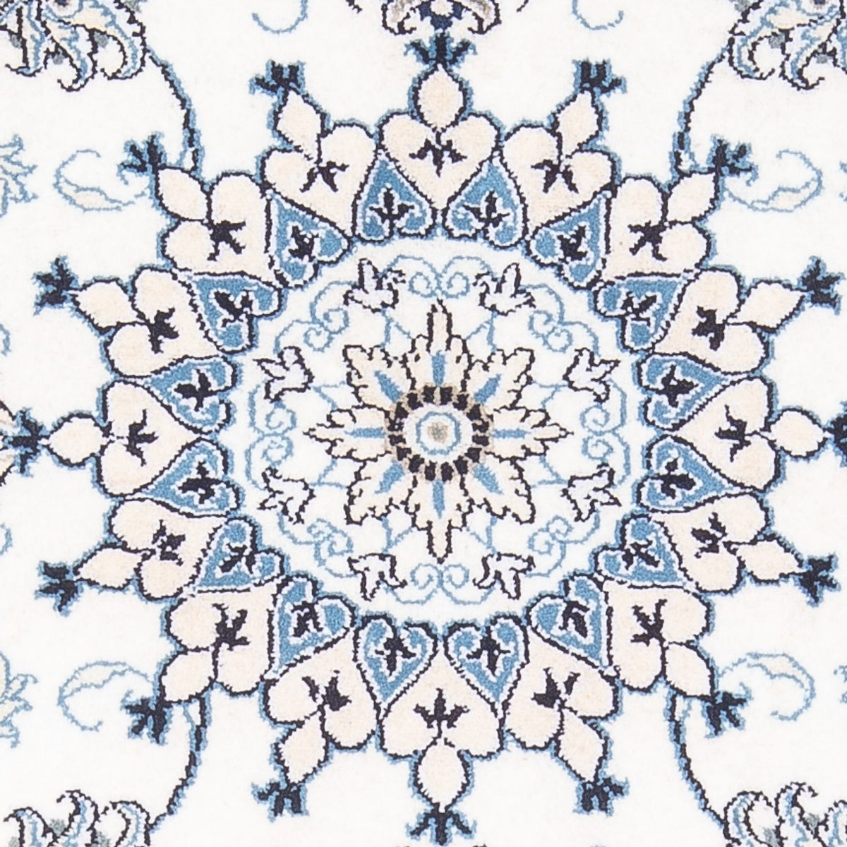 Perzisch tapijt - Nain - 140 x 90 cm - crème