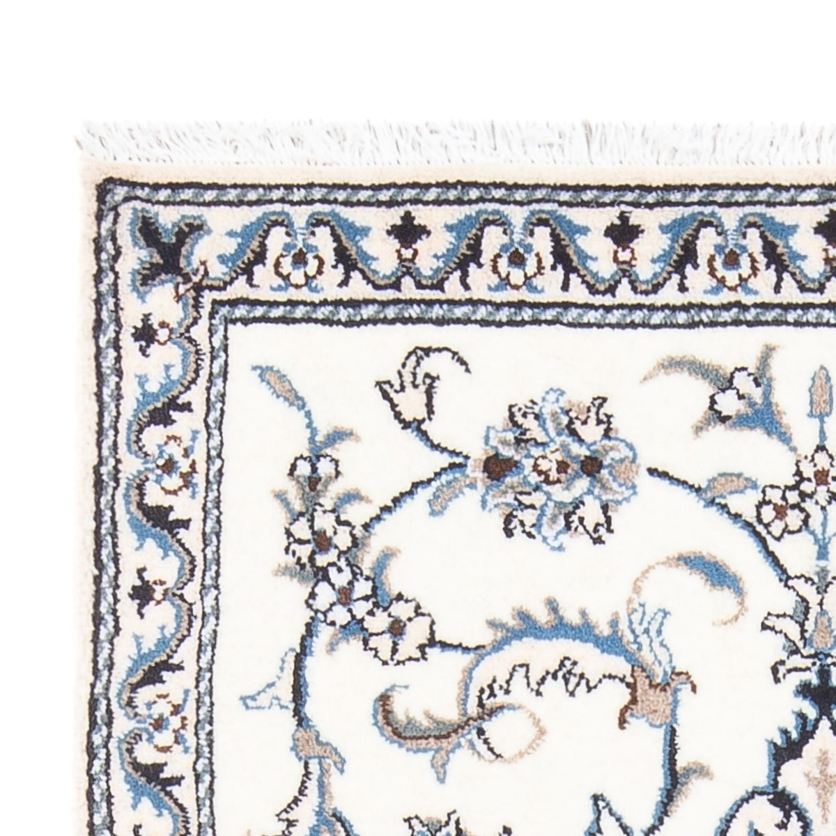 Perzisch tapijt - Nain - 141 x 88 cm - crème