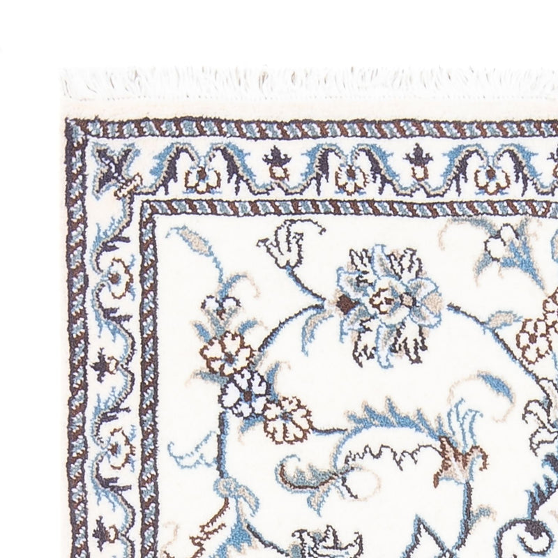 Perzisch tapijt - Nain - 130 x 86 cm - crème