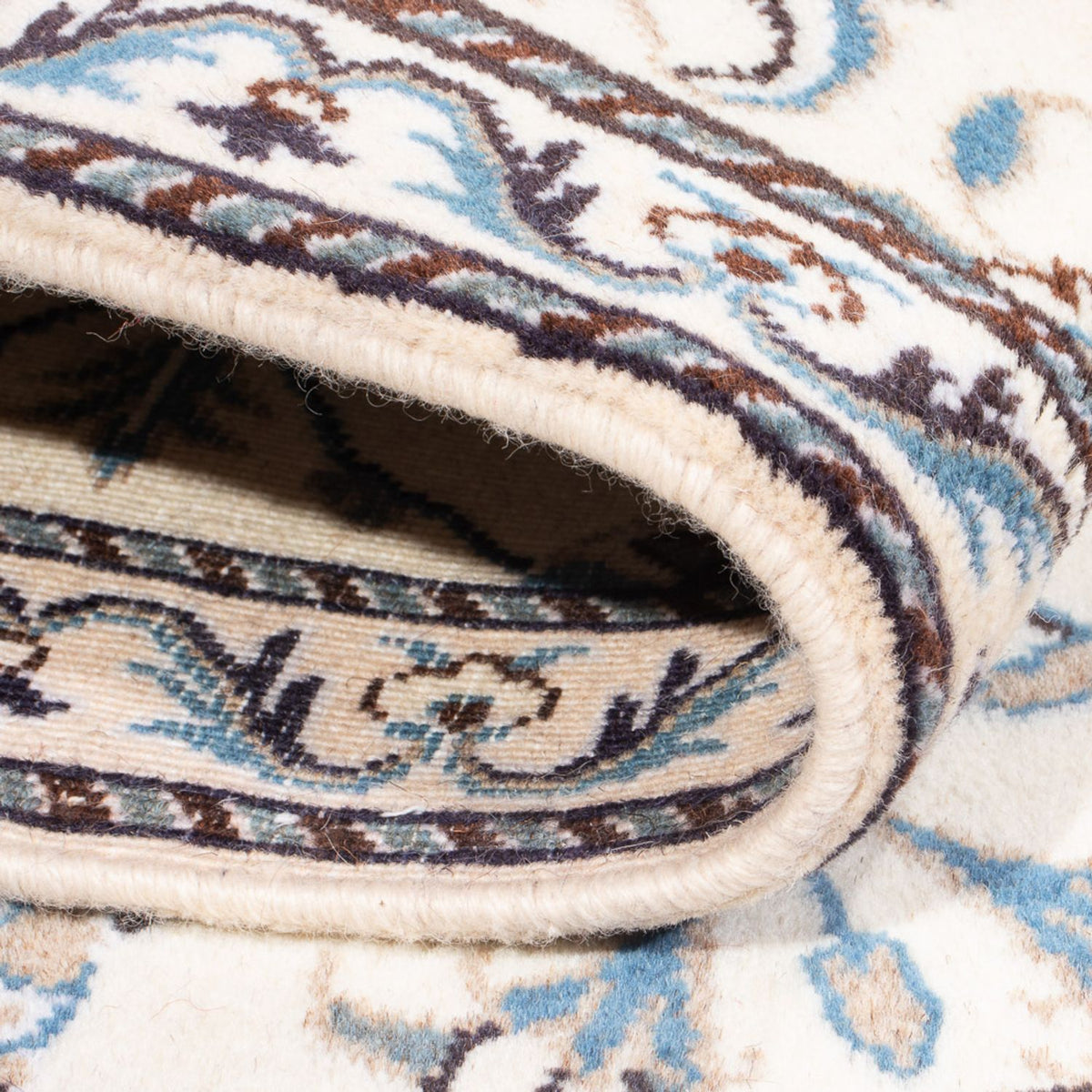 Perzisch tapijt - Nain - 130 x 86 cm - crème