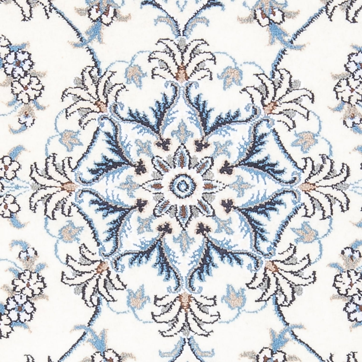 Perzisch tapijt - Nain - 132 x 86 cm - crème