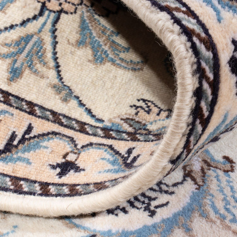 Perzisch tapijt - Nain - 144 x 88 cm - crème