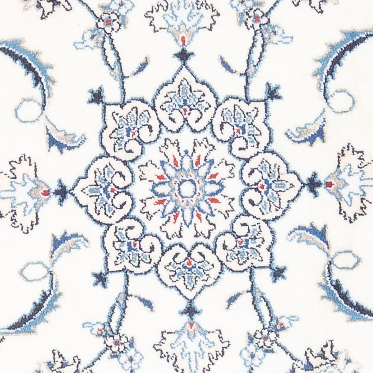 Perzisch tapijt - Nain - 138 x 90 cm - crème