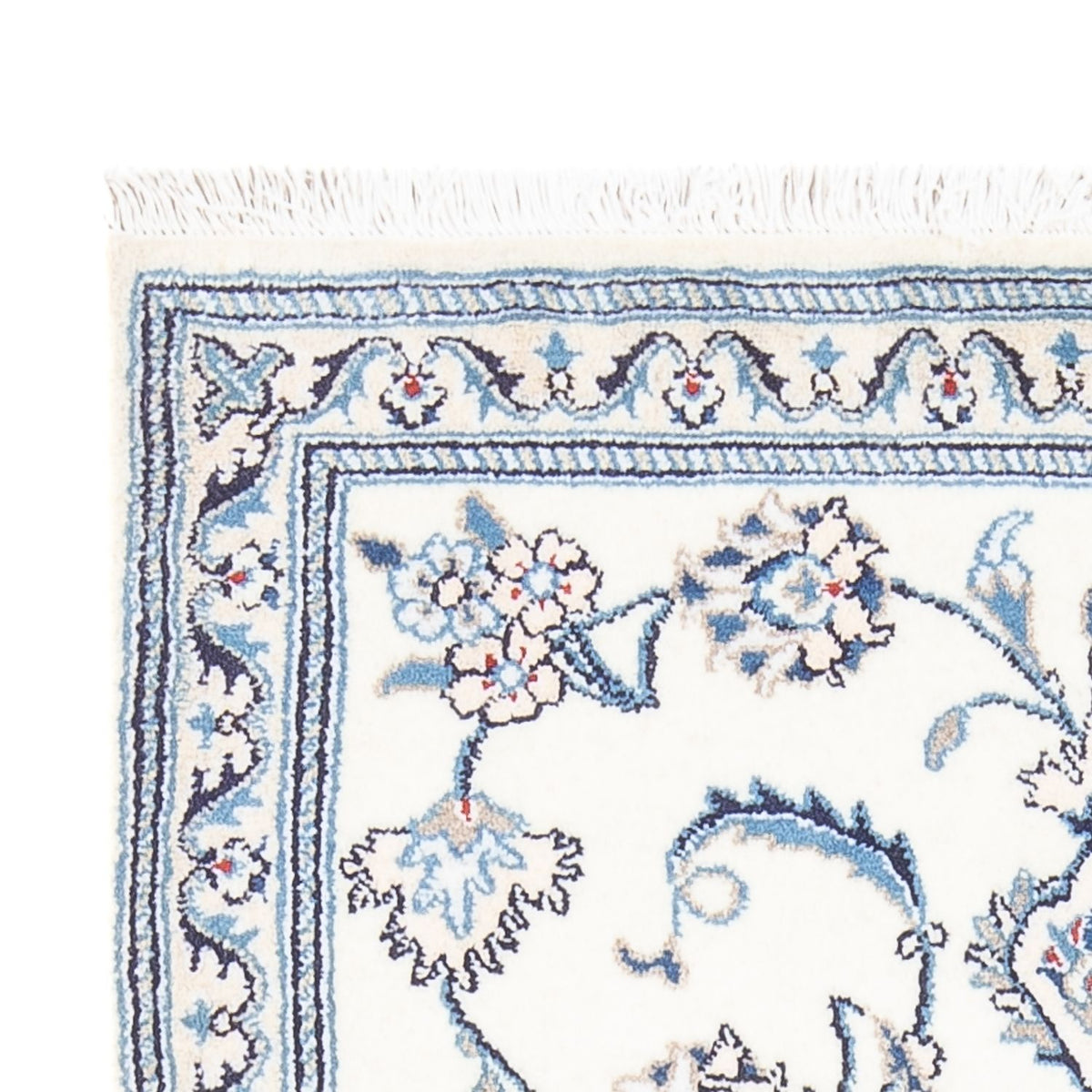 Perzisch tapijt - Nain - 138 x 90 cm - crème