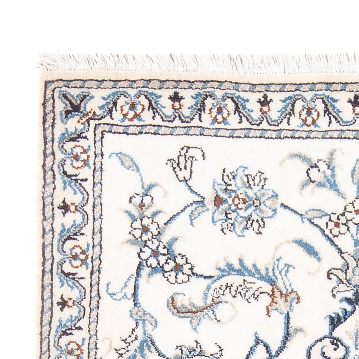 Perzisch tapijt - Nain - 140 x 92 cm - crème