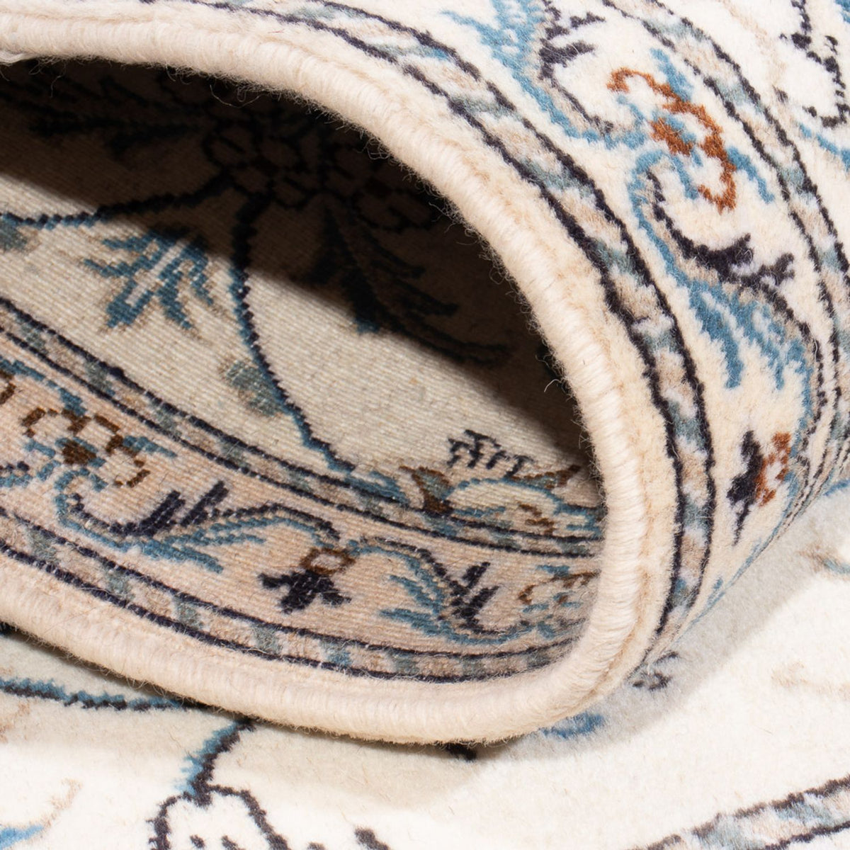 Perzisch tapijt - Nain - 140 x 92 cm - crème