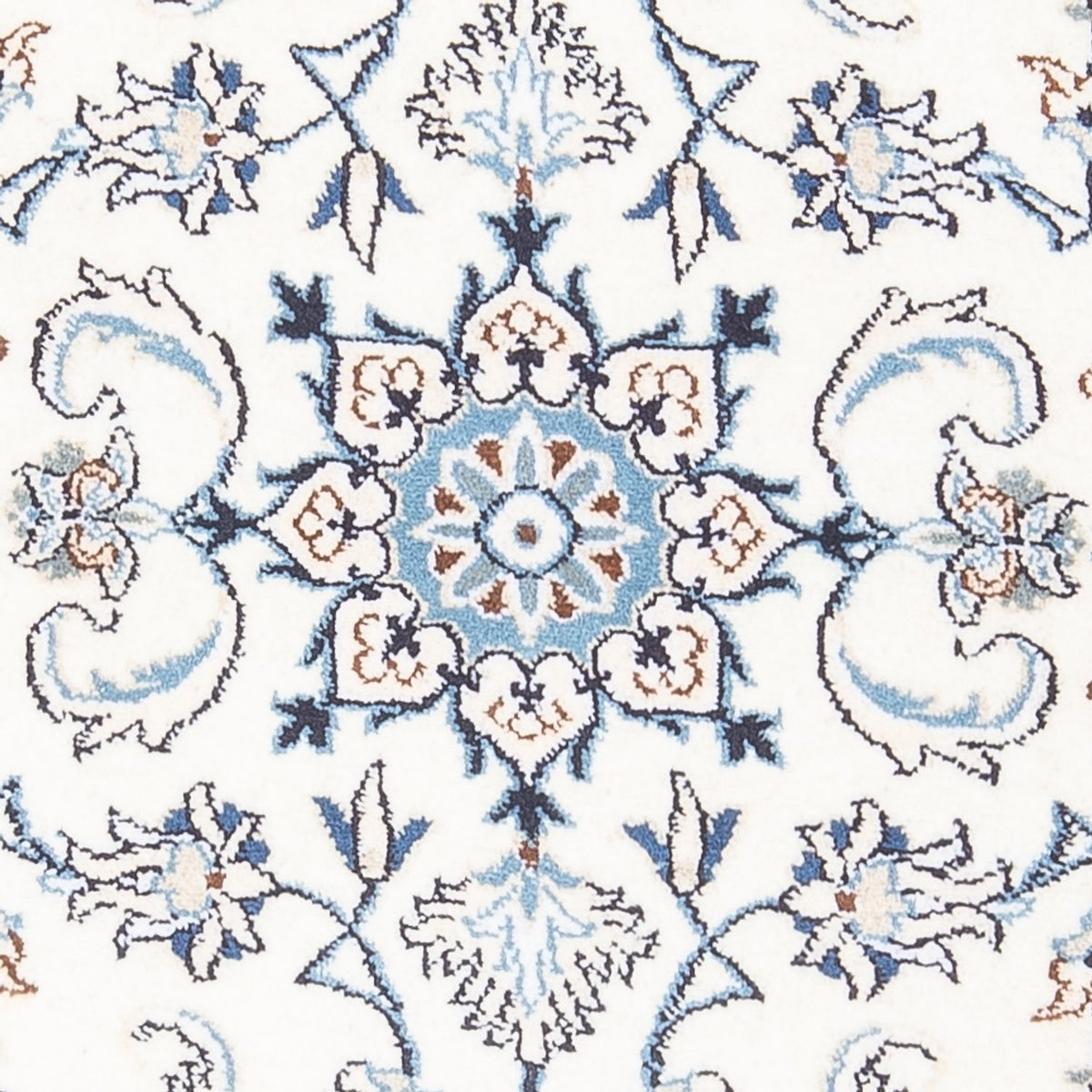 Perzisch tapijt - Nain - 137 x 70 cm - crème