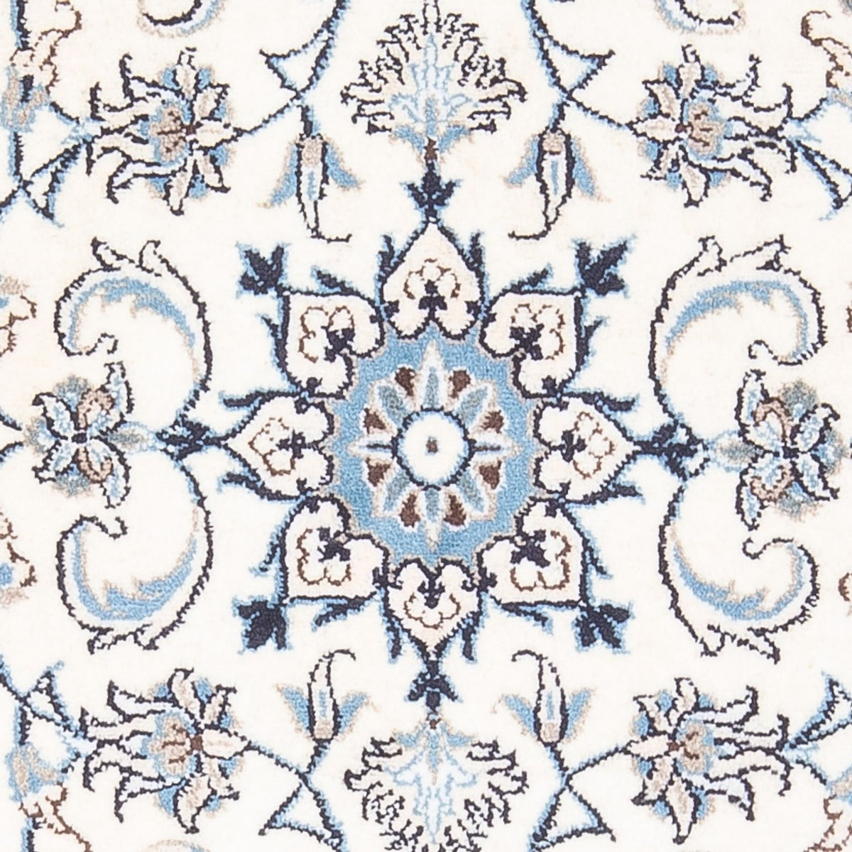 Perzisch tapijt - Nain - 134 x 70 cm - crème