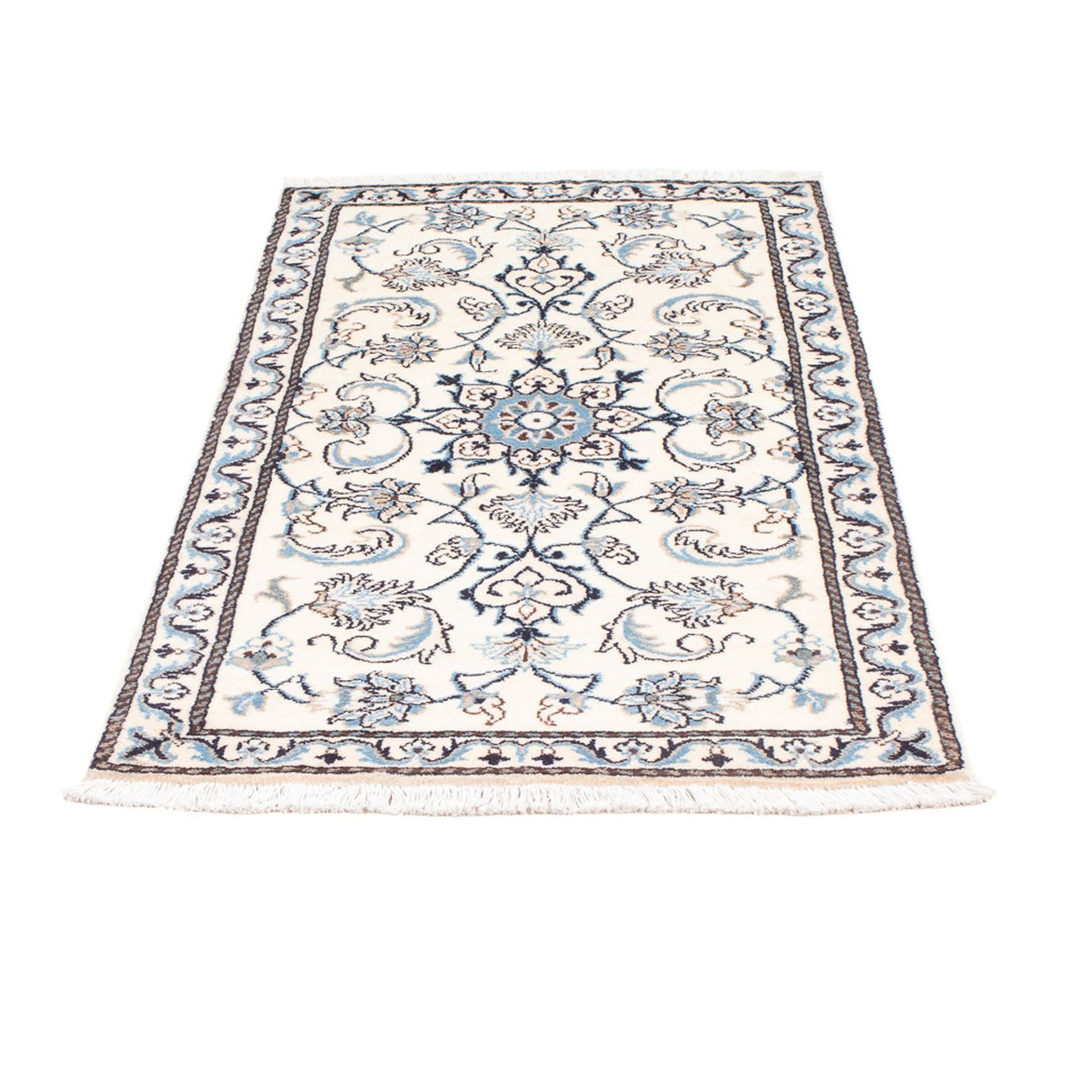 Perzisch tapijt - Nain - 134 x 70 cm - crème