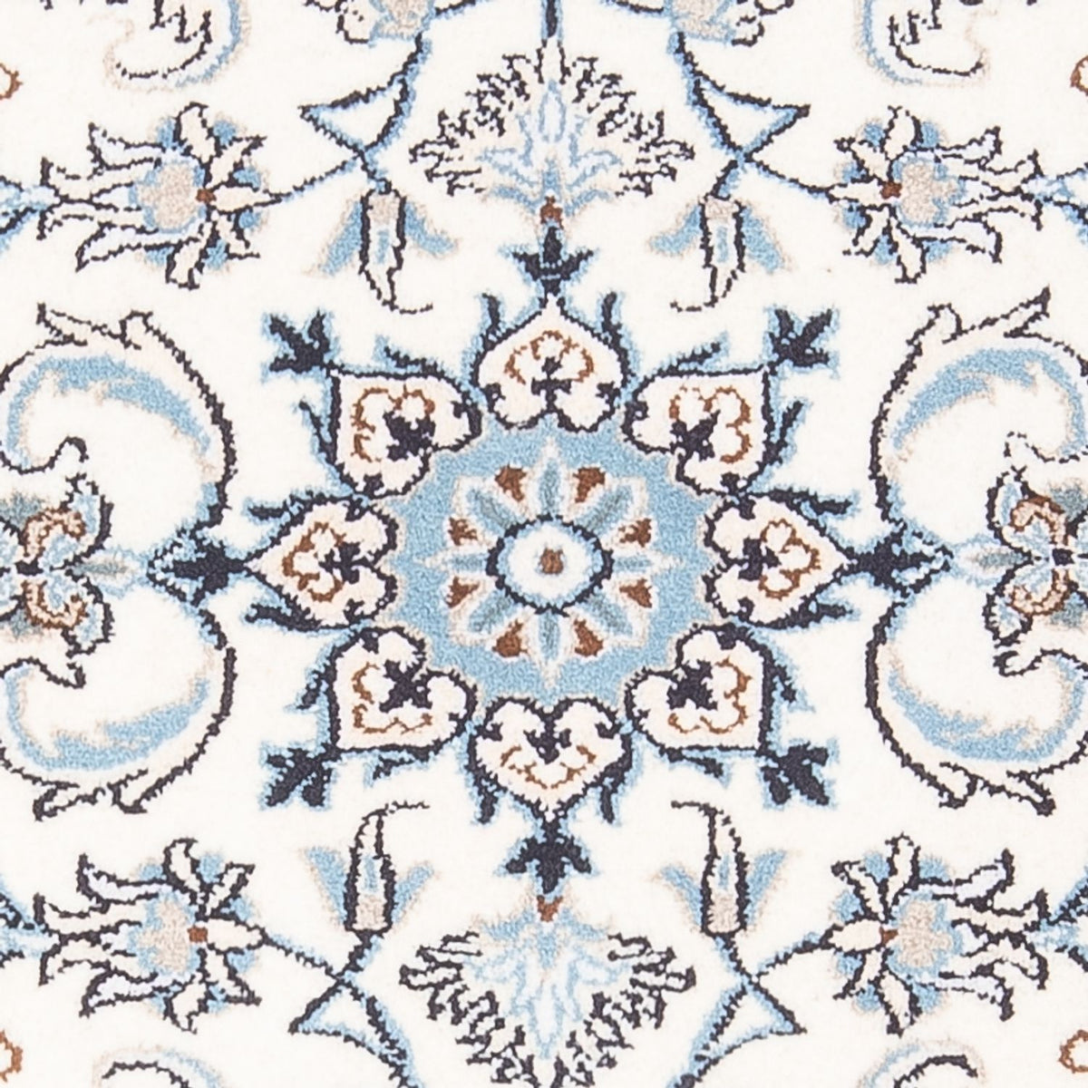 Perzisch tapijt - Nain - 130 x 74 cm - crème