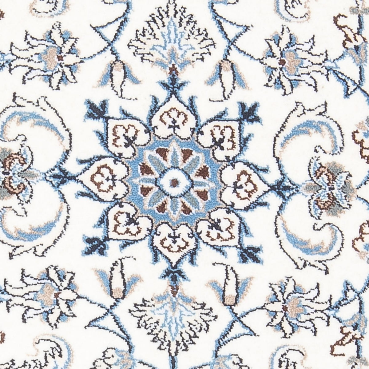 Perzisch tapijt - Nain - 130 x 68 cm - crème