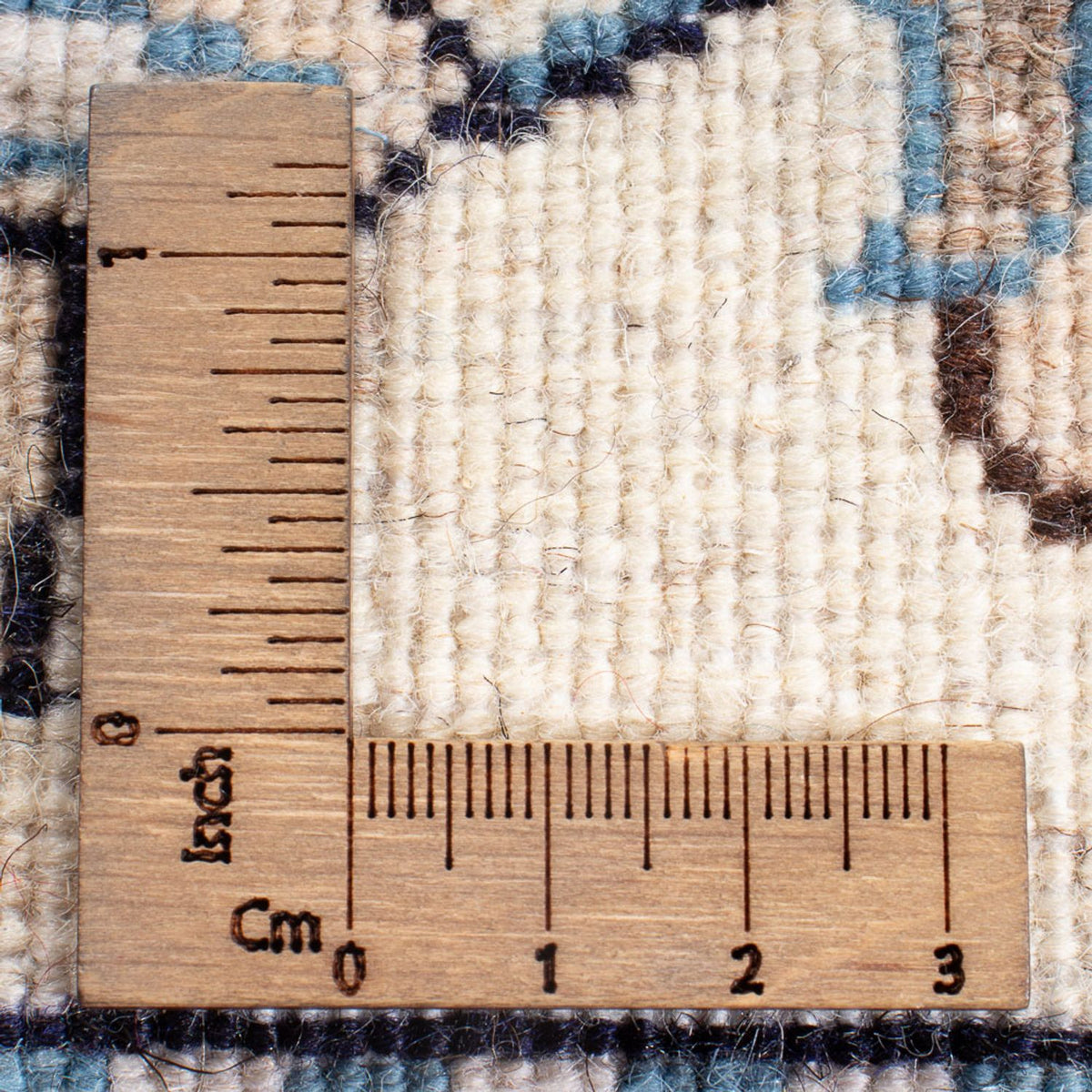 Perzisch tapijt - Nain - 130 x 68 cm - crème