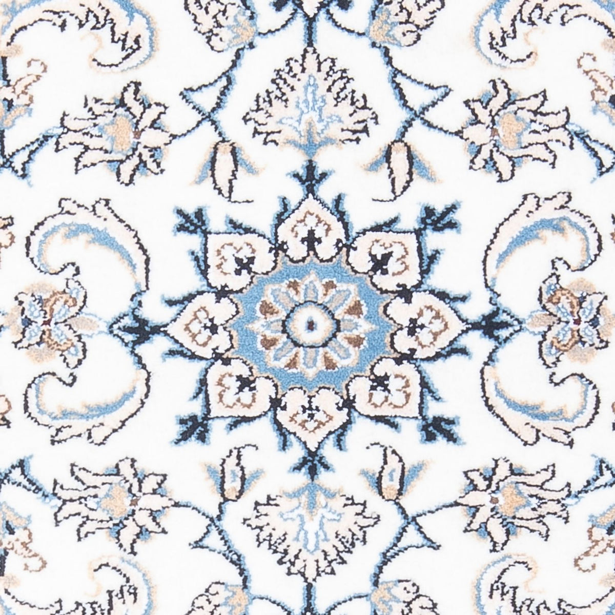 Perzisch tapijt - Nain - 137 x 72 cm - crème