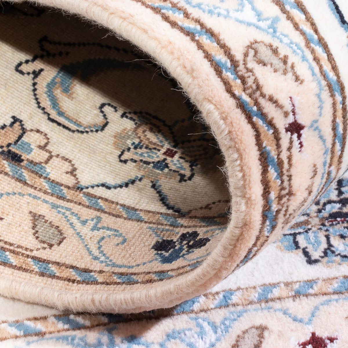 Perzisch tapijt - Nain - 137 x 72 cm - crème