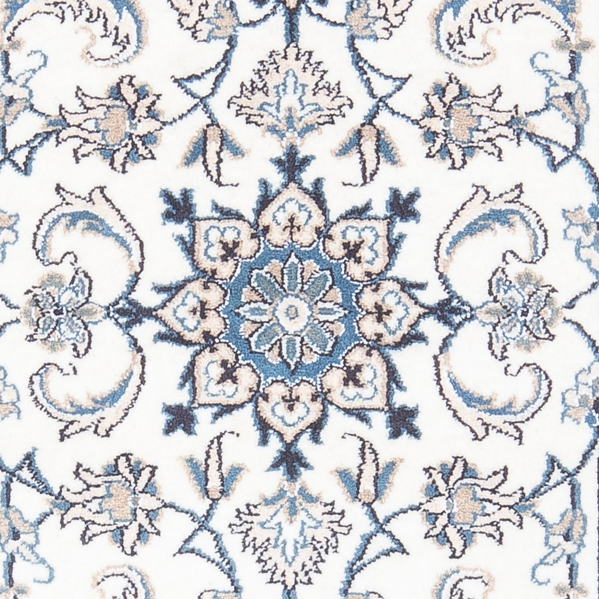 Perzisch tapijt - Nain - 136 x 68 cm - crème