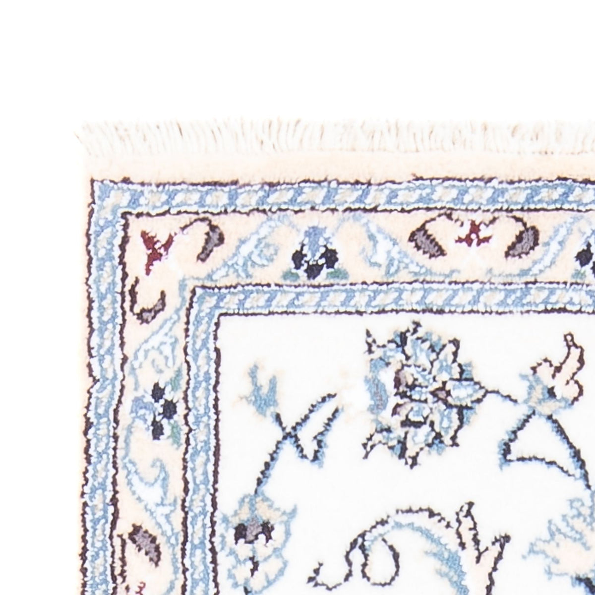 Perzisch tapijt - Nain - 146 x 69 cm - crème