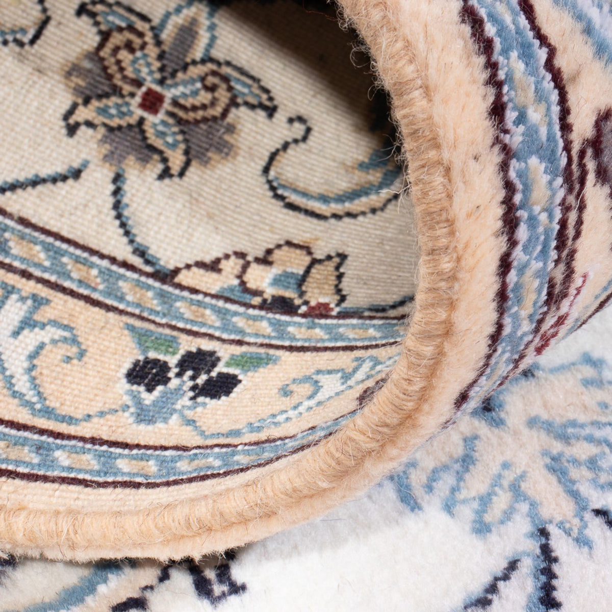 Perzisch tapijt - Nain - 146 x 69 cm - crème