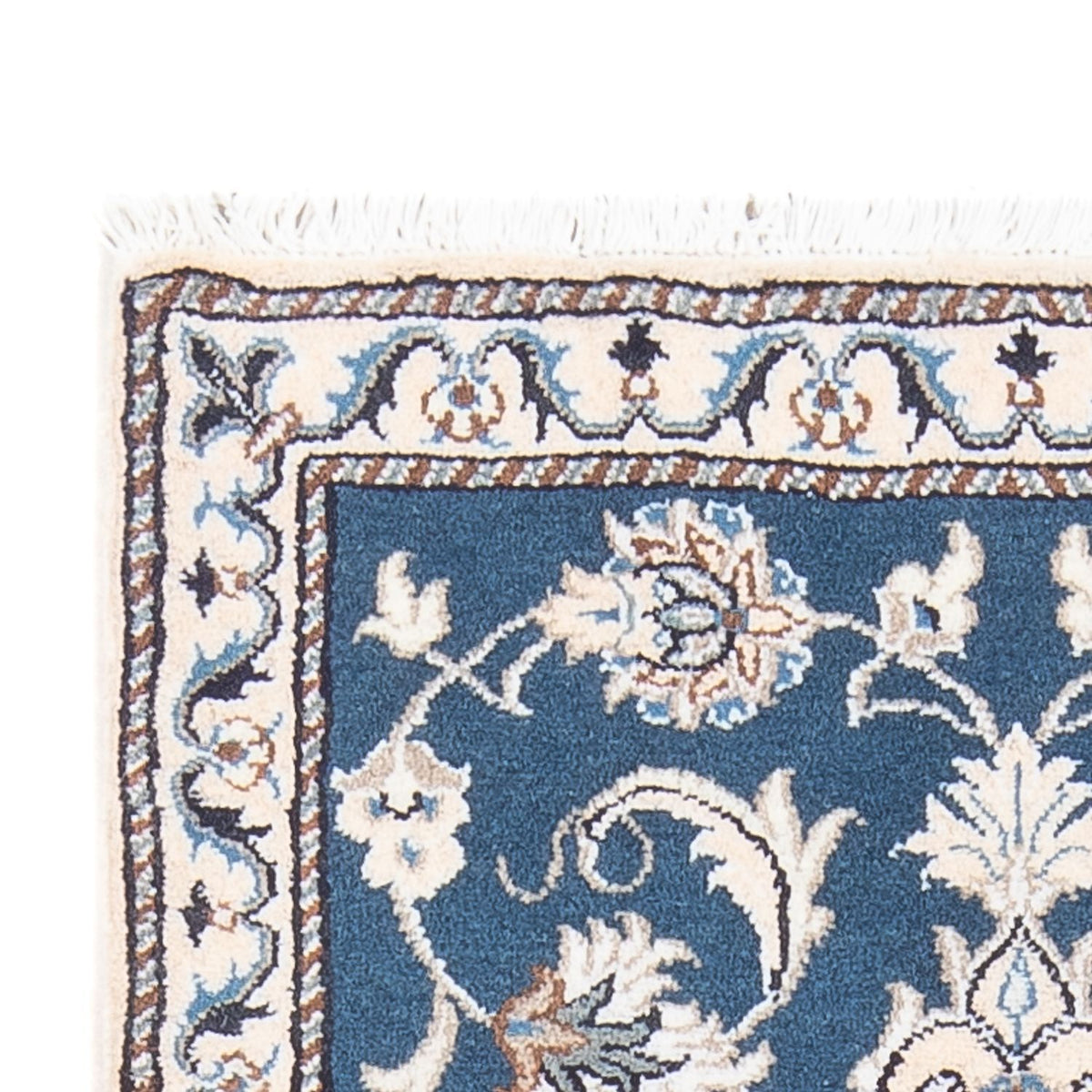 Perzisch tapijt - Nain - 136 x 70 cm - blauw