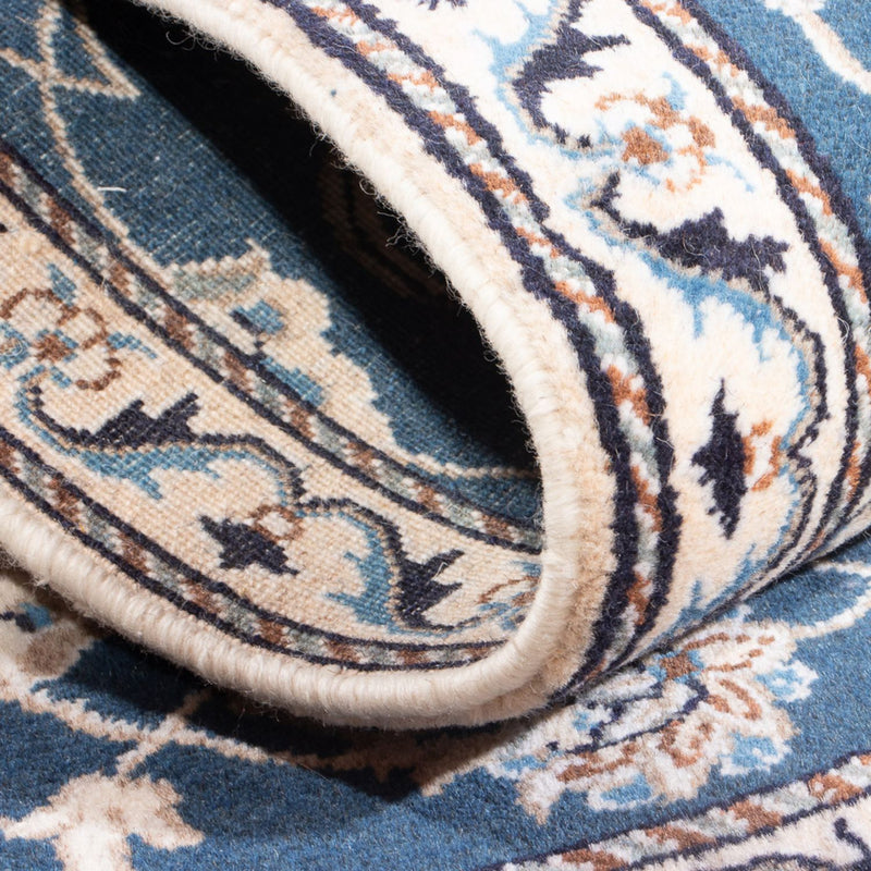 Perzisch tapijt - Nain - 136 x 70 cm - blauw