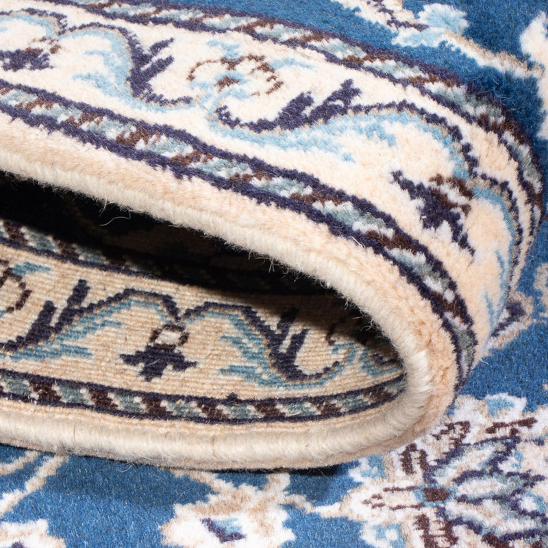 Perzisch tapijt - Nain - 134 x 69 cm - blauw