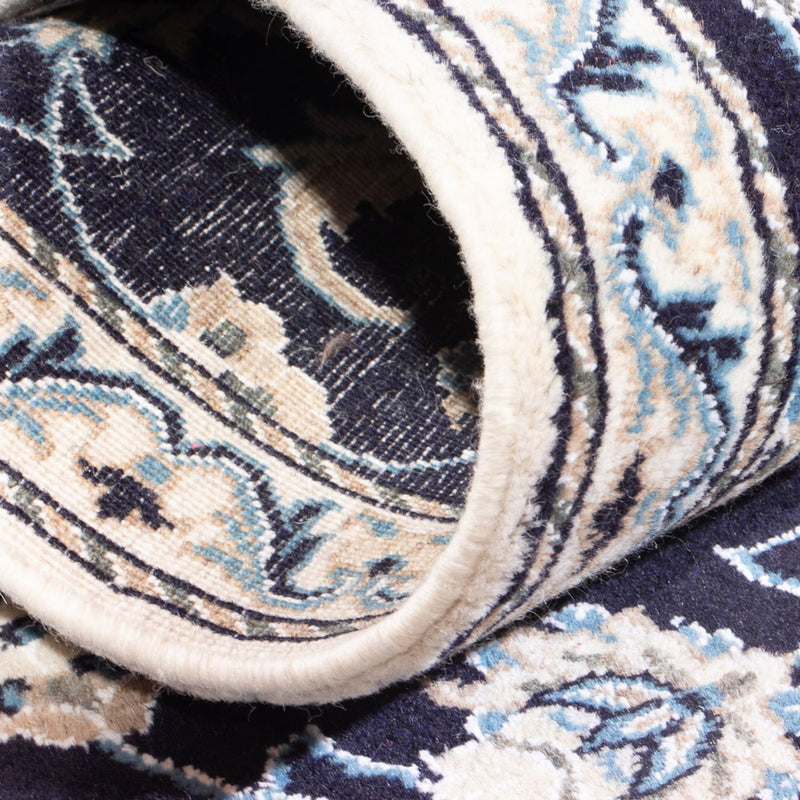 Perzisch tapijt - Nain - 137 x 69 cm - donkerblauw