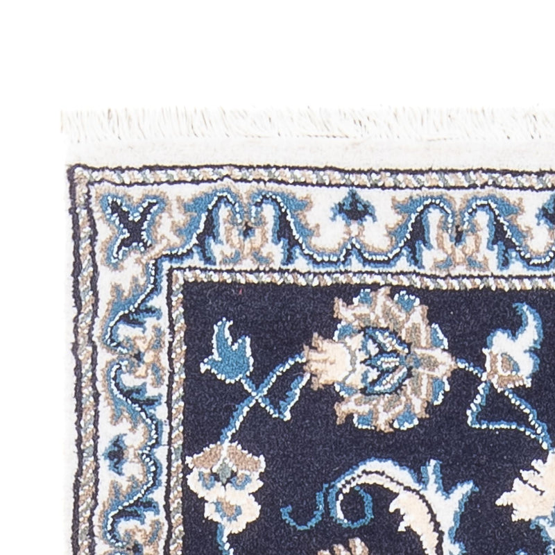 Perzisch tapijt - Nain - 138 x 69 cm - donkerblauw