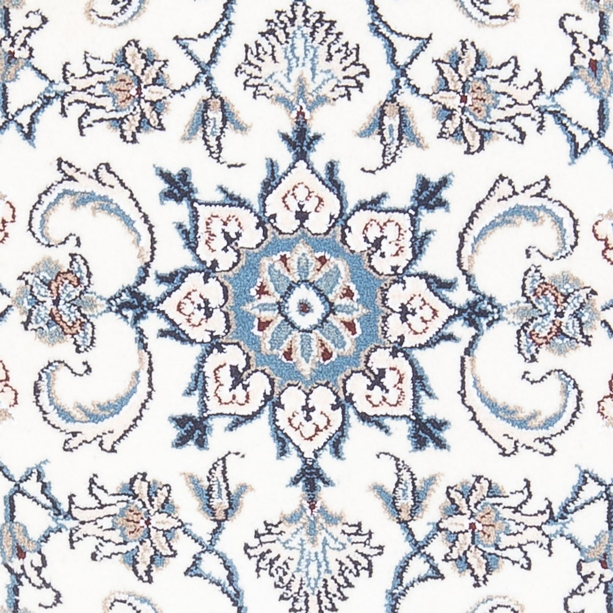 Perzisch tapijt - Nain - 135 x 68 cm - crème