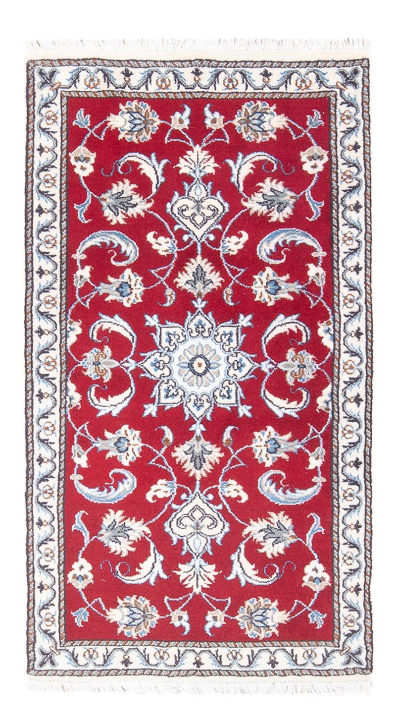 Perzisch tapijt - Nain - 134 x 70 cm - rood