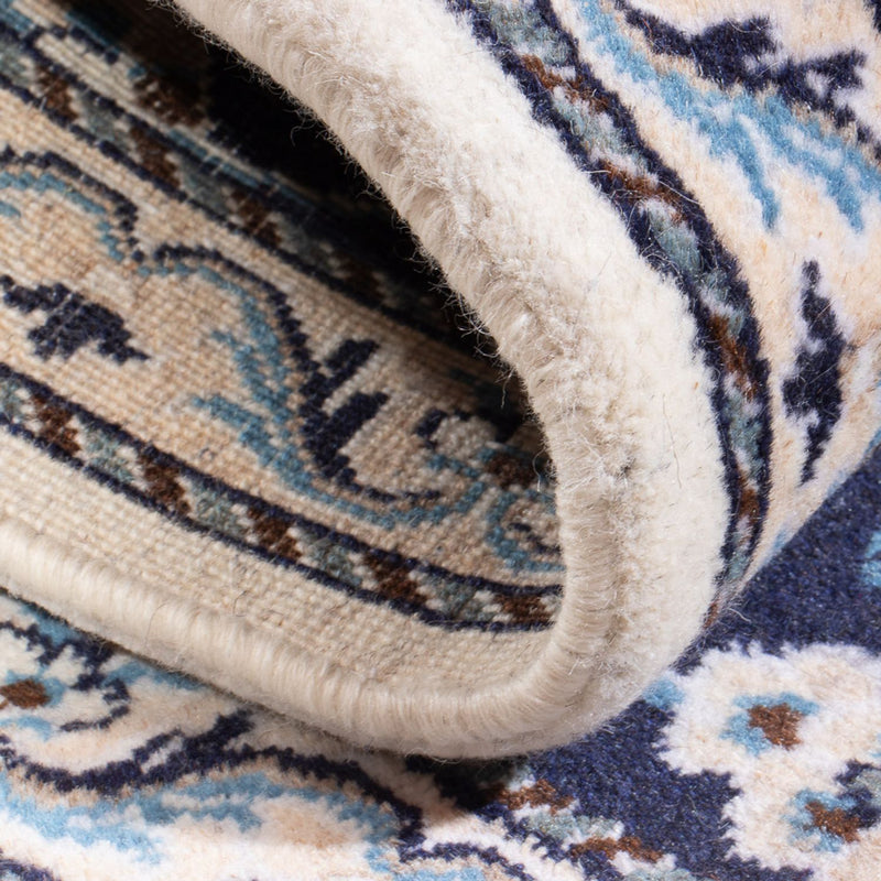 Perzisch tapijt - Nain - 144 x 70 cm - donkerblauw