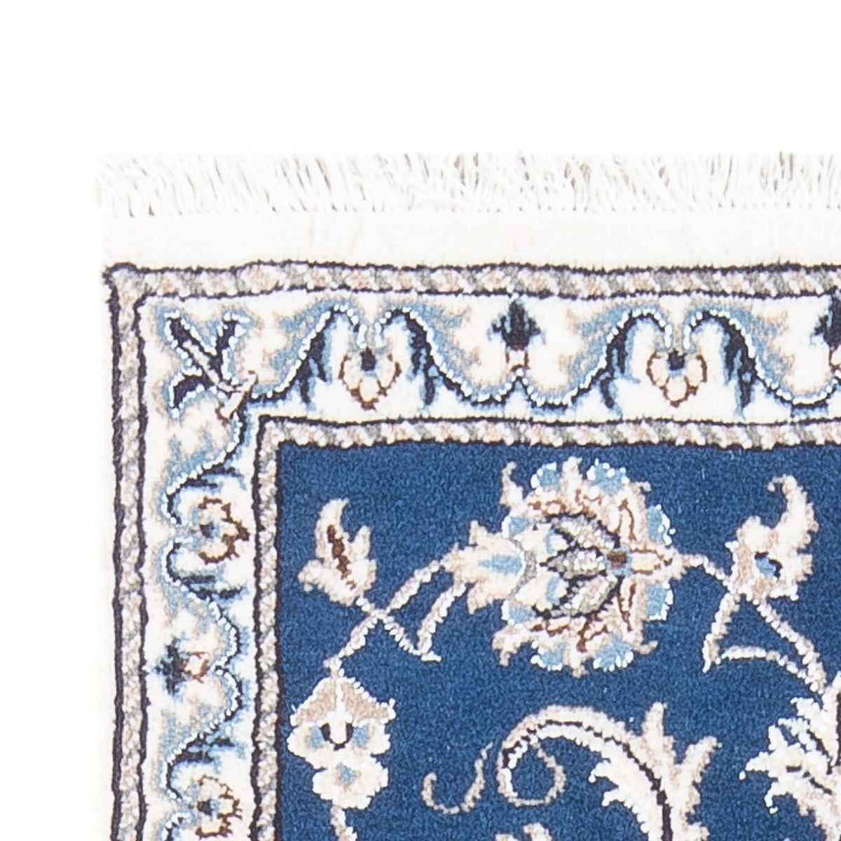 Perzisch tapijt - Nain - 140 x 70 cm - blauw