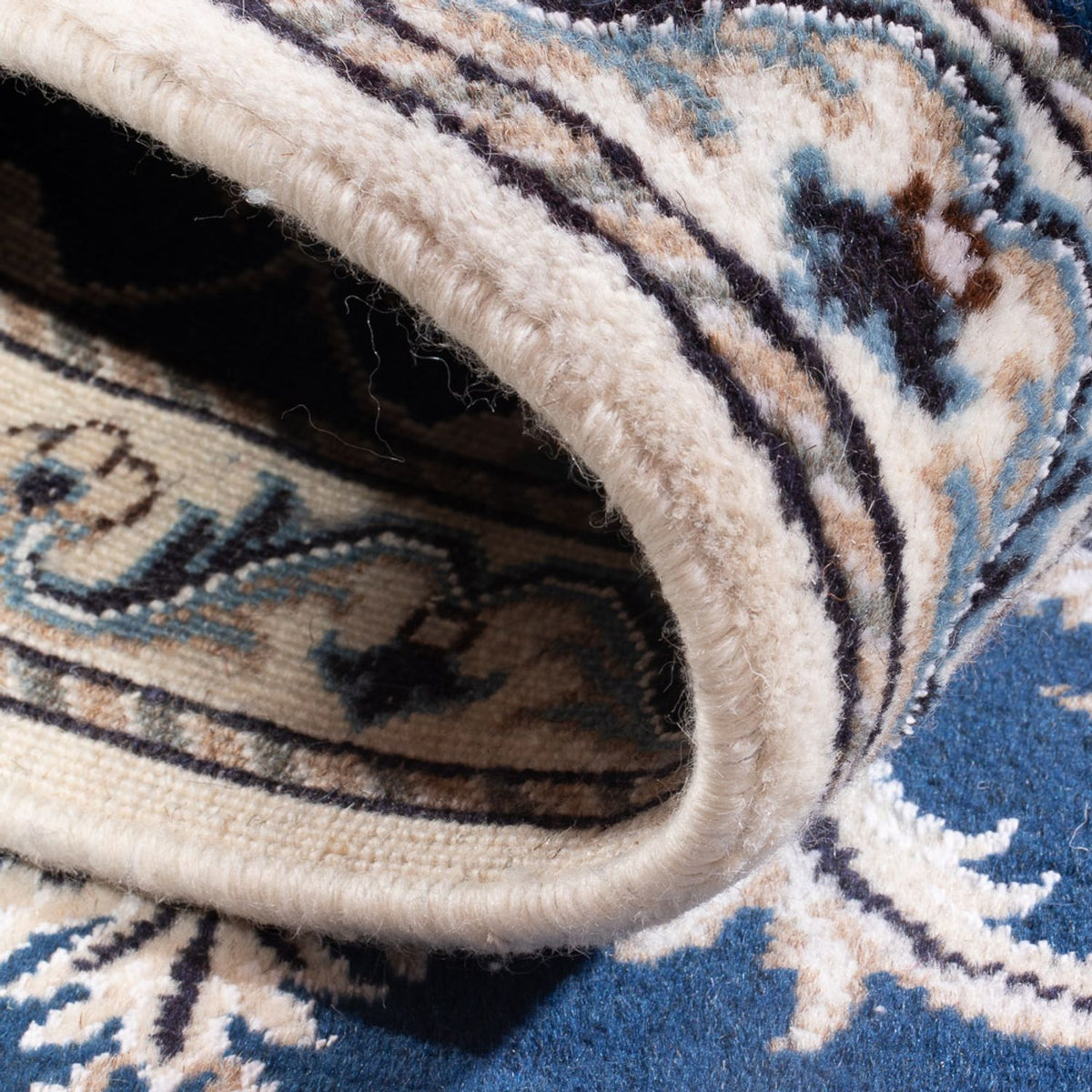 Perzisch tapijt - Nain - 140 x 70 cm - blauw