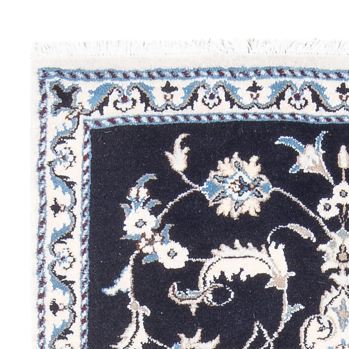 Perzisch tapijt - Nain - 137 x 89 cm - donkerblauw