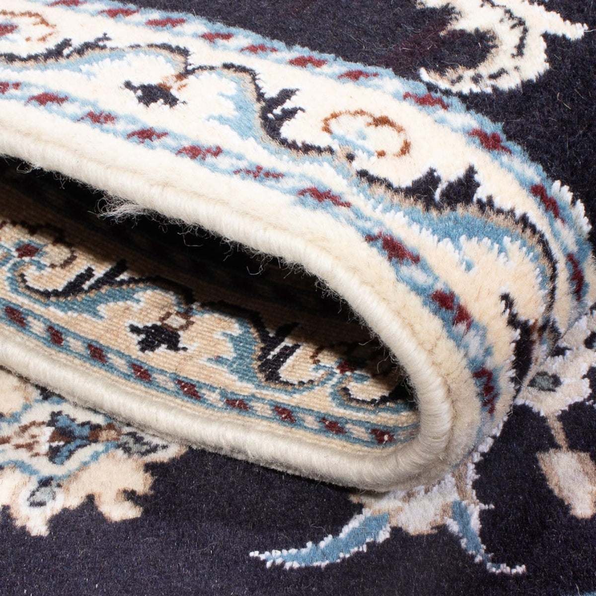 Perzisch tapijt - Nain - 137 x 89 cm - donkerblauw