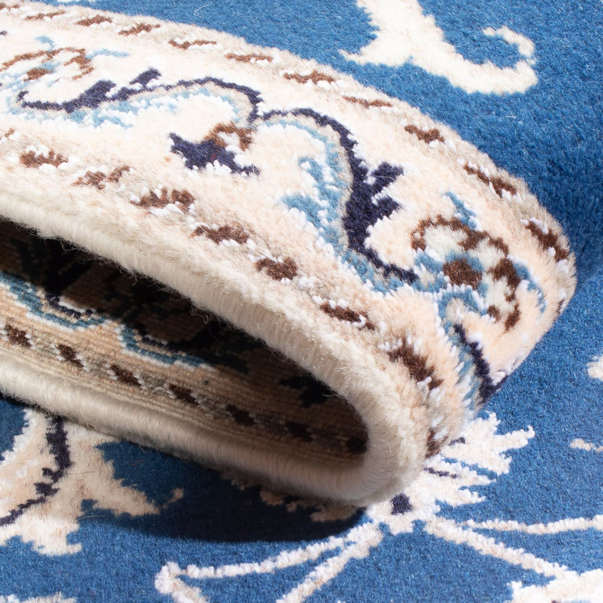 Perzisch tapijt - Nain - 135 x 70 cm - blauw