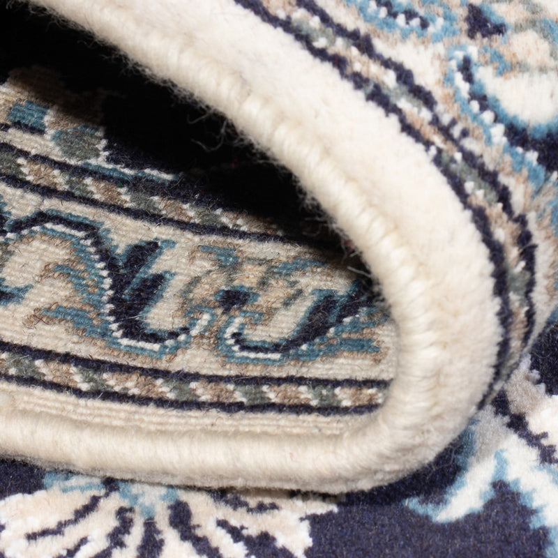 Perzisch tapijt - Nain - 140 x 70 cm - donkerblauw