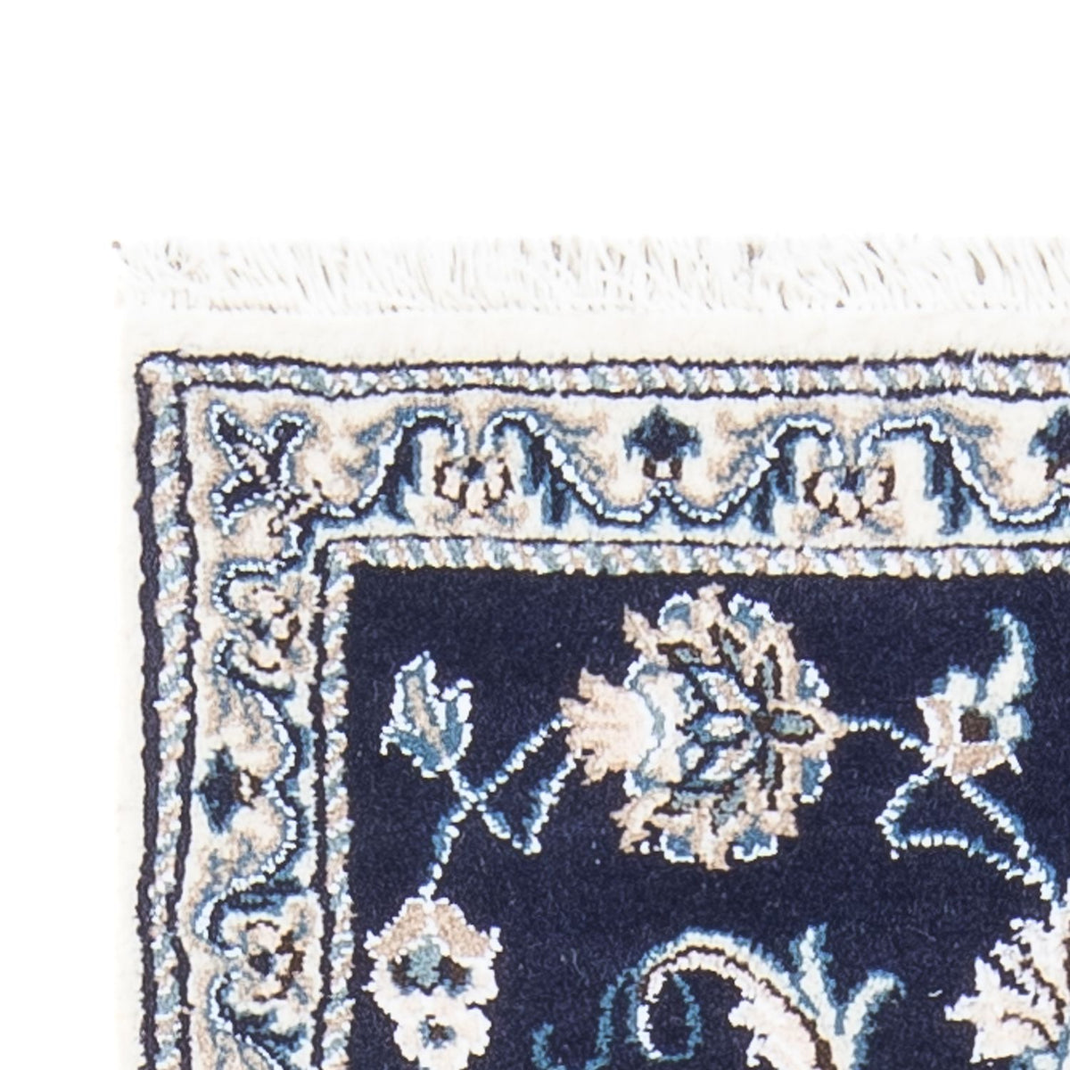 Perzisch tapijt - Nain - 140 x 60 cm - donkerblauw