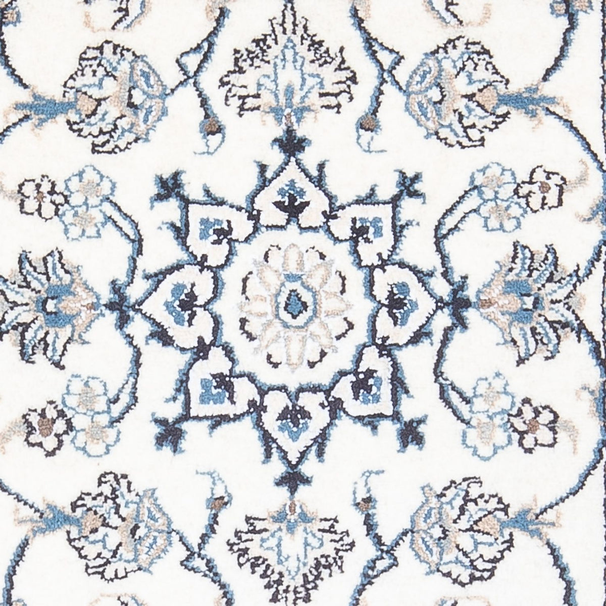 Perzisch tapijt - Nain - 141 x 67 cm - crème