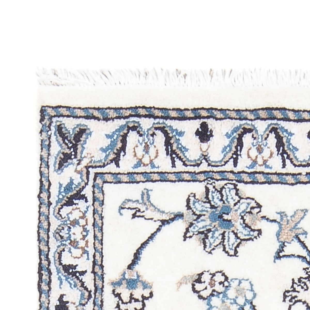 Perzisch tapijt - Nain - 141 x 67 cm - crème