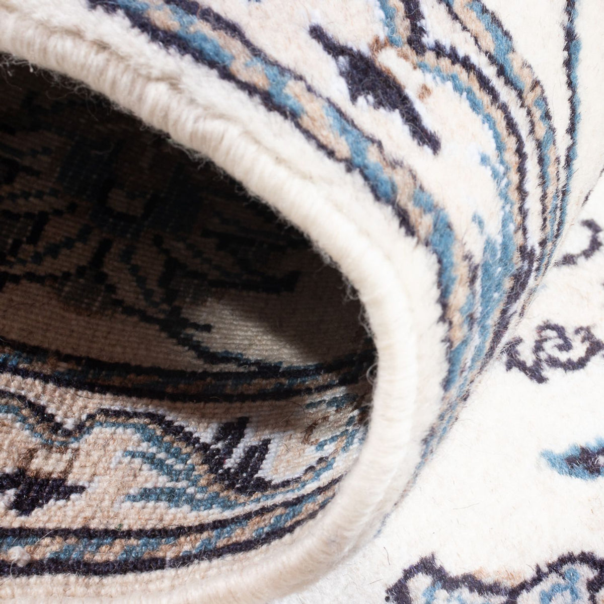 Perzisch tapijt - Nain - 141 x 67 cm - crème