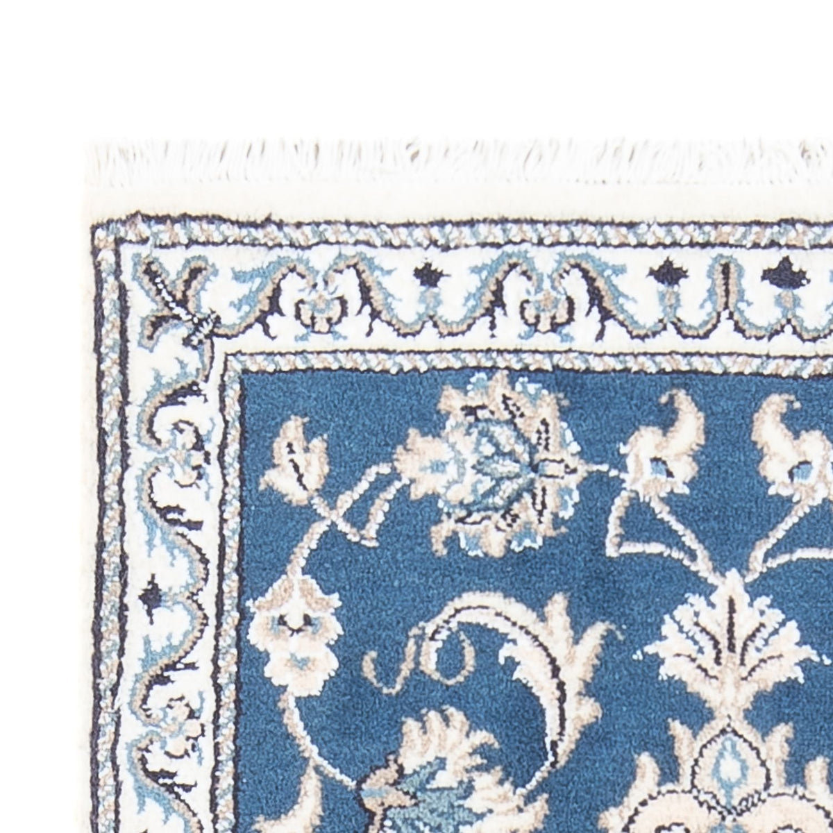 Perzisch tapijt - Nain - 142 x 70 cm - blauw