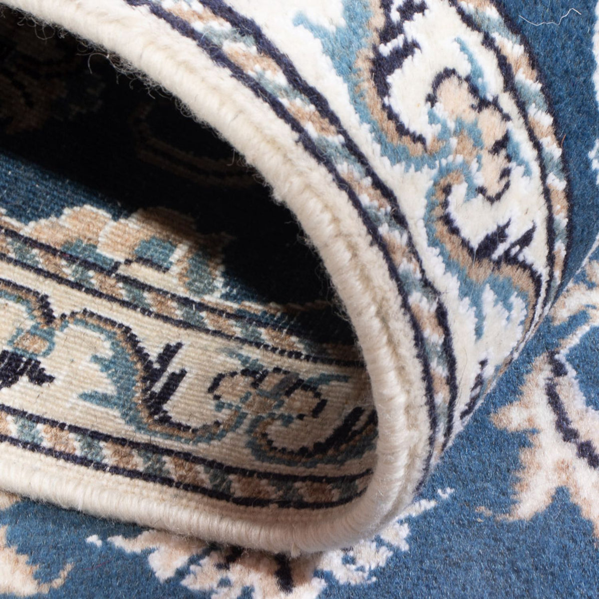 Perzisch tapijt - Nain - 142 x 70 cm - blauw