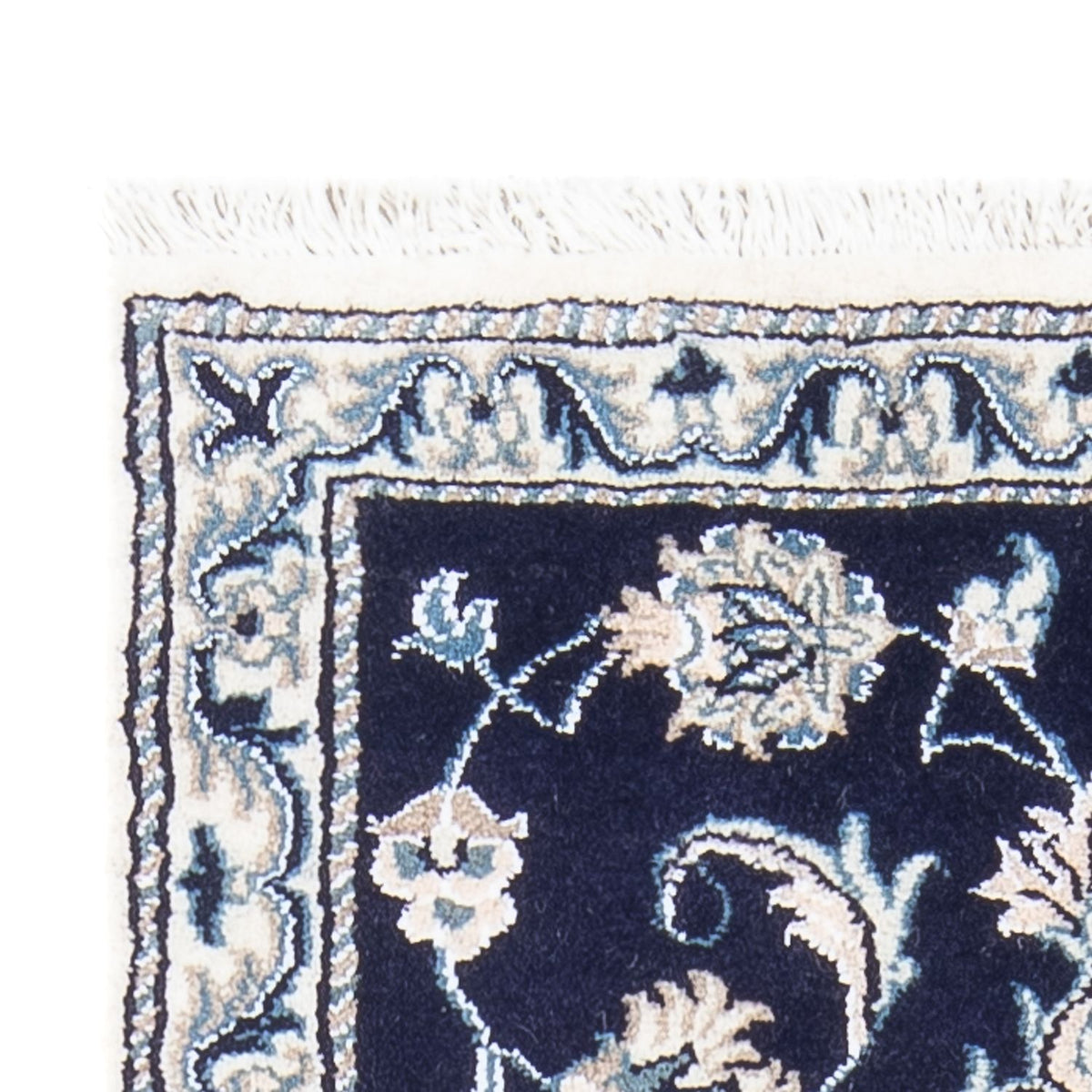 Perzisch tapijt - Nain - 141 x 70 cm - donkerblauw