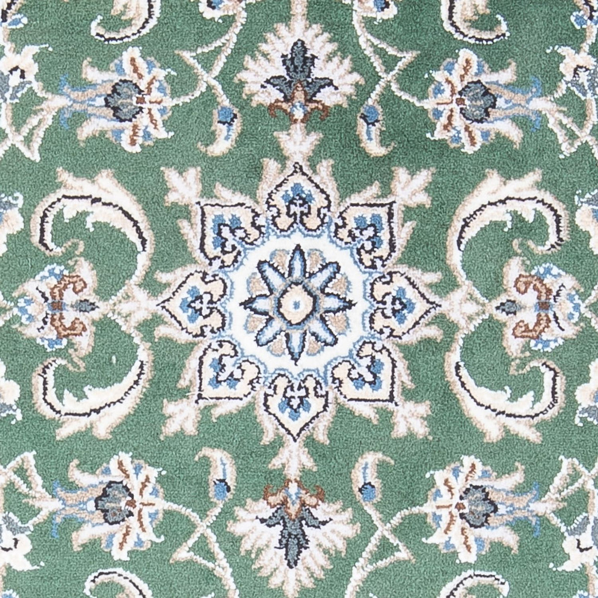 Perzisch tapijt - Nain - 138 x 70 cm - groen