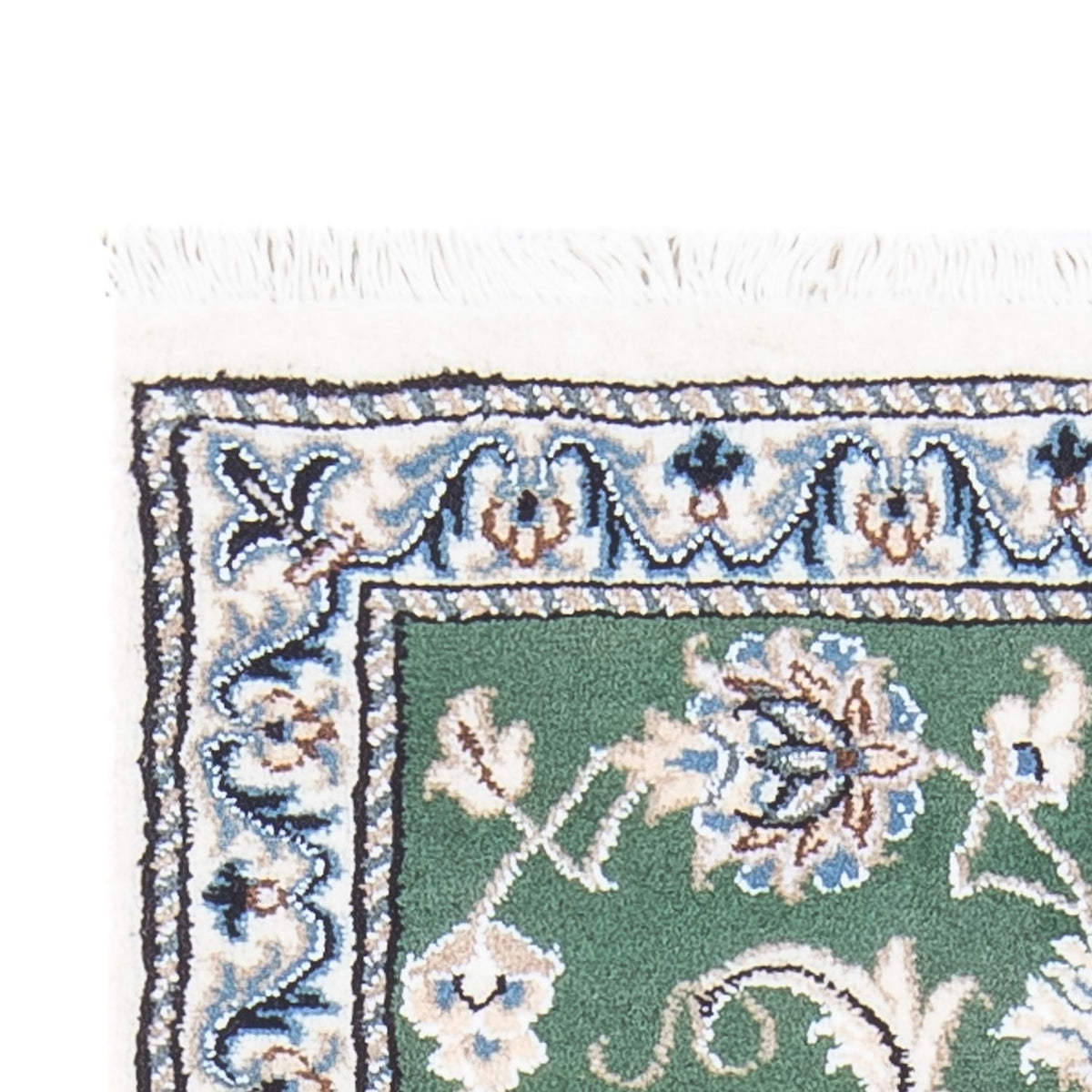 Perzisch tapijt - Nain - 138 x 70 cm - groen